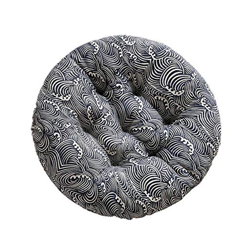 Ynnxia Cushions Floor Cushions Round Cotton Linen Cushions Soft Chair Cushion for Dining Chairs Office Chairs Car Seat Floor
