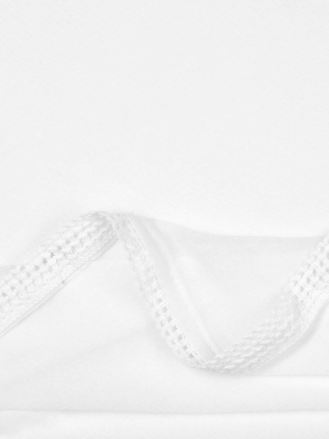 DUPATTA BAZAAR Woman's White Chiffon Dupatta - Image 6 thumbnail