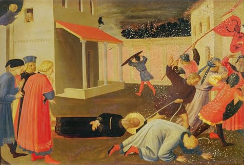 Tableau le martyre de saint Marc de Fra Angelico, impression d'art mural vintage 60x90cm
