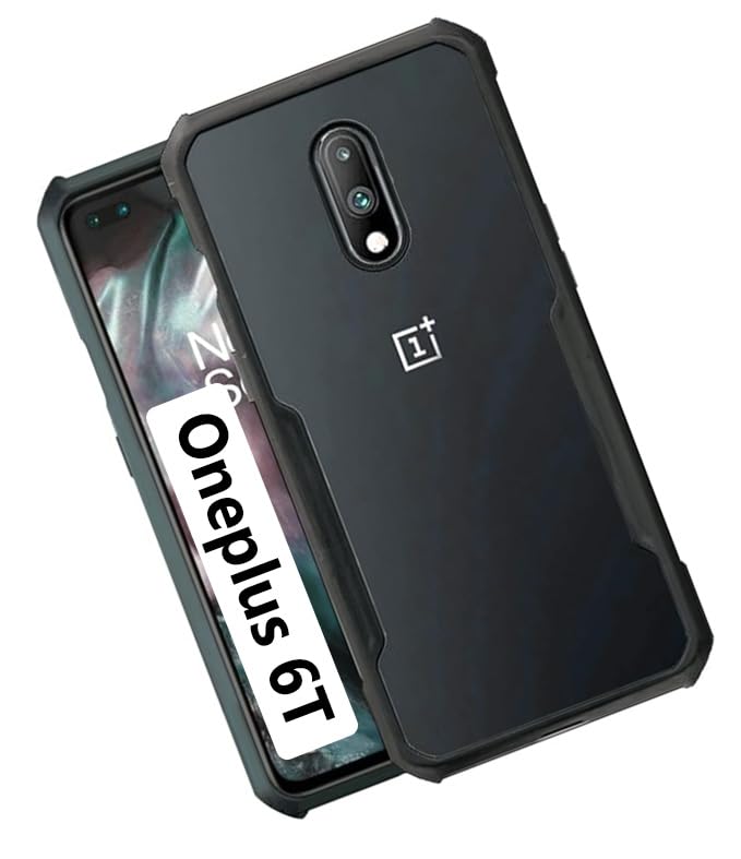COBERTA Back Cover for Oneplus 6T Back Cover Case - Black Transparent (B0CGLL33J3) Amazon Price History, Amazon Price Tracker