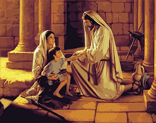 Captaincrafts Paint By Numbers 16X20 Inch Jesus Preaching (Frameless) #TOP26