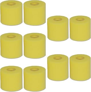 Ear foam Tips Ear sleeves For Shure SE Earphones SE110, SE115, SE210, SE215, SE310, in Ear Tips Buds (Yellow)