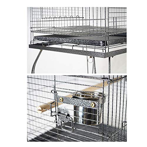 Birdcages Medium Parrot Cage Flock Bird Cage Open Top Grey Parrot