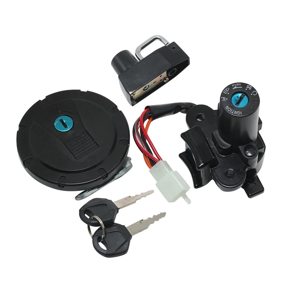 Bloqueo de tapa de motocicleta KL250 con interruptor de encendido antidesgaste 51049-0047 6