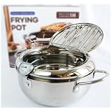 Deep Fryer Pot, Japanese Frying Pot with...