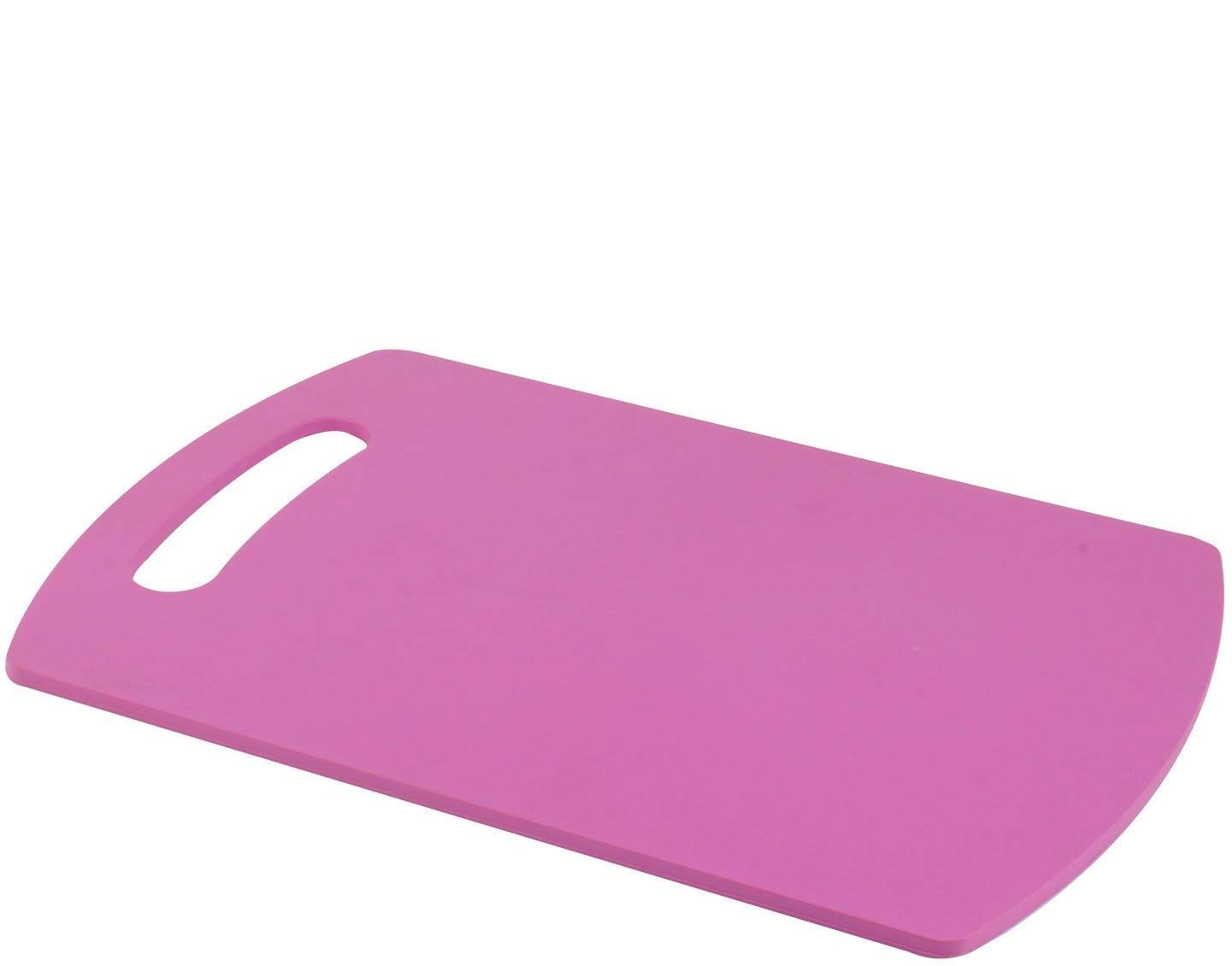 Toxham Premium Unbreakable ABS Free Kitchen Chopping Cutting Board with Handle (Pink)