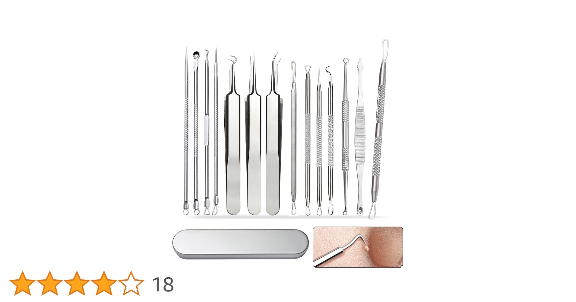 Amazon.co.jp: 【AAGWW】にきび針 ニキビ針 ピンセット ピーラー