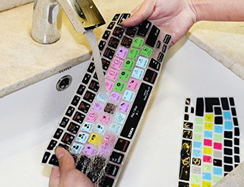 Xskn Final Cut Pro X Shortcuts Keyboard Skin 1Pc + Clear Silicone Keyboard Cover 1Pc For Macbook Air 13 & Pro 13 15 17, Retina (Us/European Iso Keyboard) #TOP7