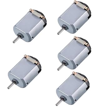 5Pcs Micro 130 Motor Small DC Motor Micro DC 1.5-3V 15000RPM Motor for DIY Projects Hobbies Science Experiments