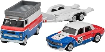 Hot Wheels Premium HKF45 Team Transport '70 Rover P6 Grup 2 / HW Rally Hauler (#55)