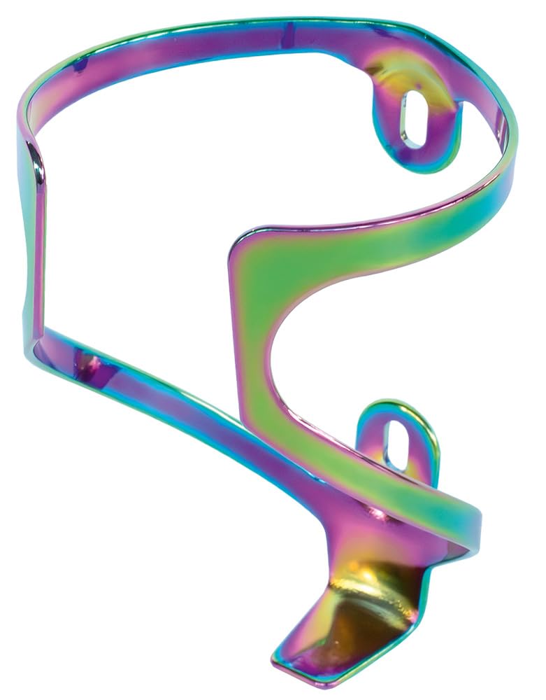 M-WAVE Bicycle Bottle Holder, Sturdy, Lightweight, Made of Aluminium, BC Oil SLICK by M-WAVE