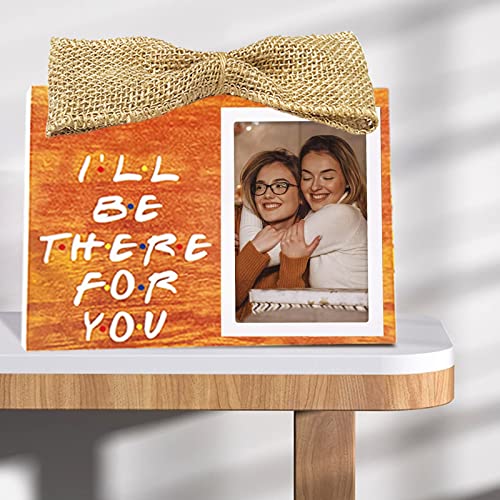 Friends Picture Frame 4 X 6 Inch Photo Holder,Friends Tv Show Merchandise,Friends Tv Show Gifts,Triends Themed Gifts,Photo Slot Hand-Painted Wooden Picture Frame,Long Distance Friendship Gifts #TOP1