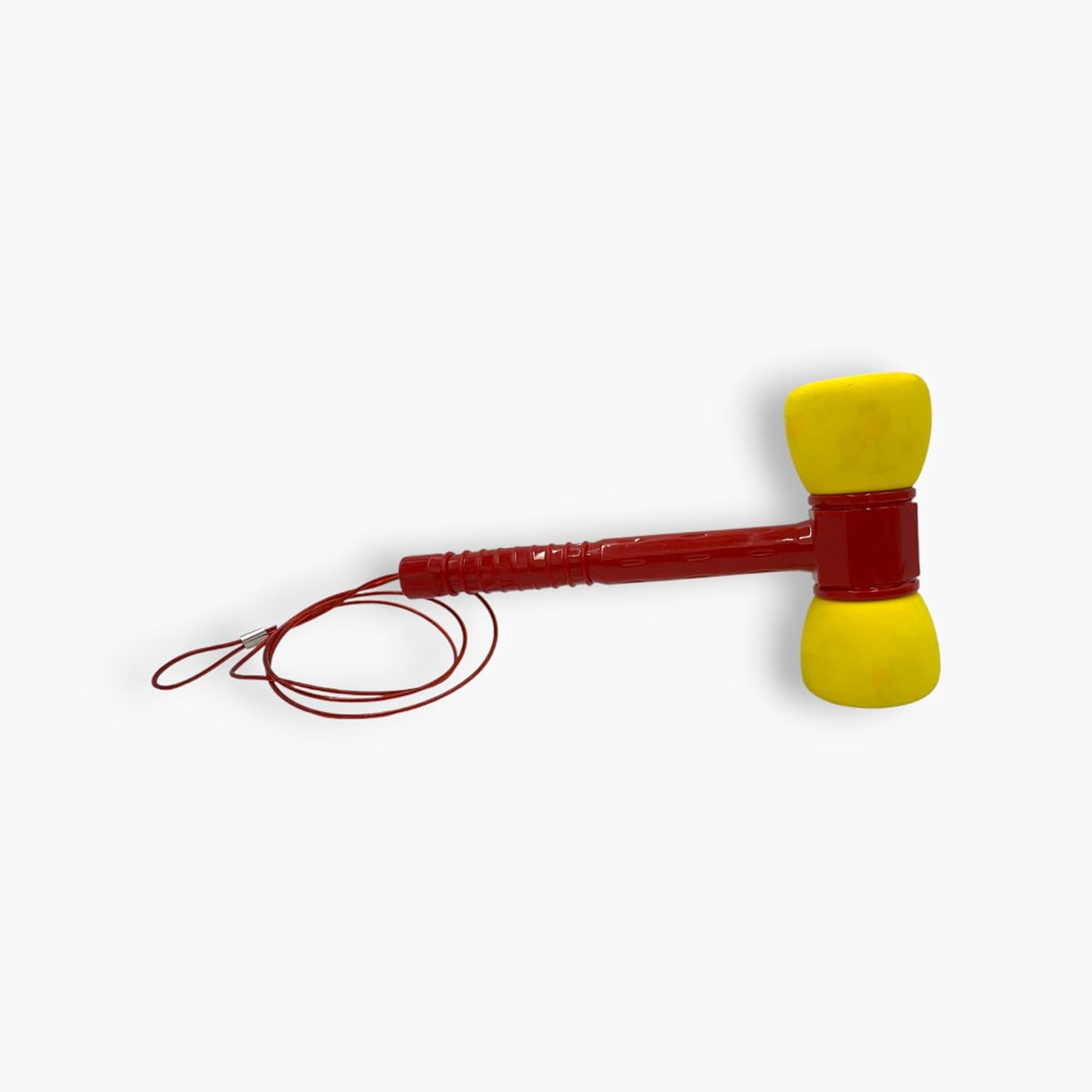 MEGA Vending Plastic Arcade Hammer – Double Sponge Head (Yellow) - Designed for Arcade Machines Such AS Whack-A-MOLE, Music Rhythm Games, & Drum Machines