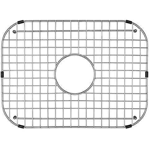 Serene Valley Sink Grid 18-1/8" L x 13-3/8" W, Centered Drain with Corner Radius 3-1/2", NDG1813C Cover