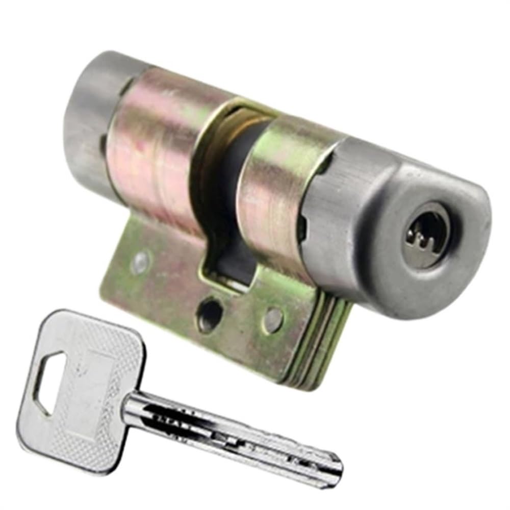 YUCHUANGYE Lock Cylinders Security Door Lock Core AFS Security Vintage Entrance Exterior Door Lock Cylinder Pull Handle Lock Body Universal Barrel Lock(75(34-41))