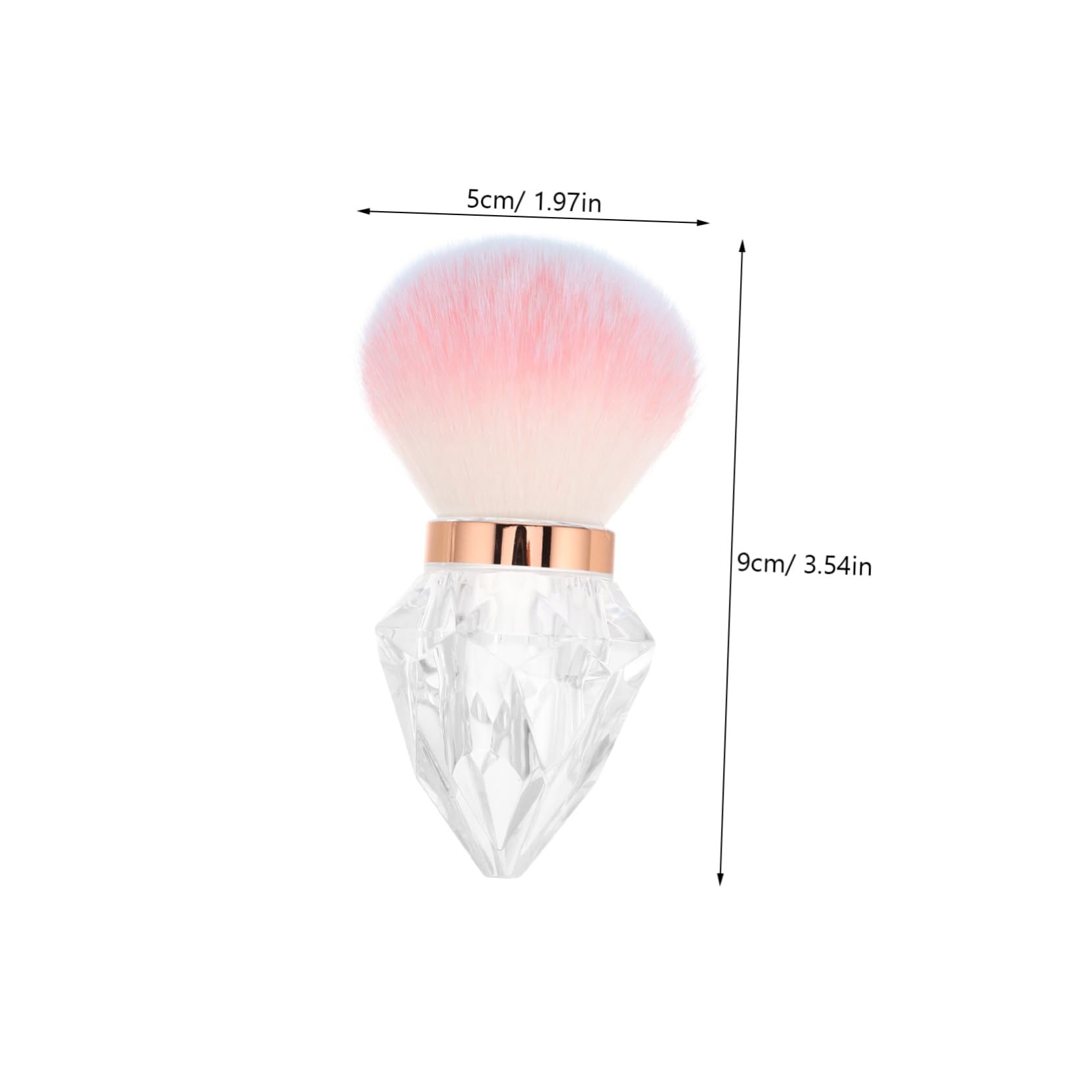 NOLITOY Large Soft Powder Brush for Loose Pressed Powder Mushroom Brush Head Makeup Nails Body Travel-friendly Makeup Kit