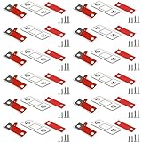 SNORF 12 Paquete Superfuertes Imanes Para Puertas De Armario, Con tornillos de montaje y pegamento 3M, Absorción...