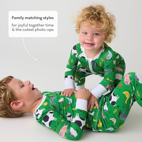 Image of Little Sleepies Pajamas for Baby Boys & Girls, Viscose from Bamboo Baby Pajamas, Sleepers, 2-Way Zipper PJs