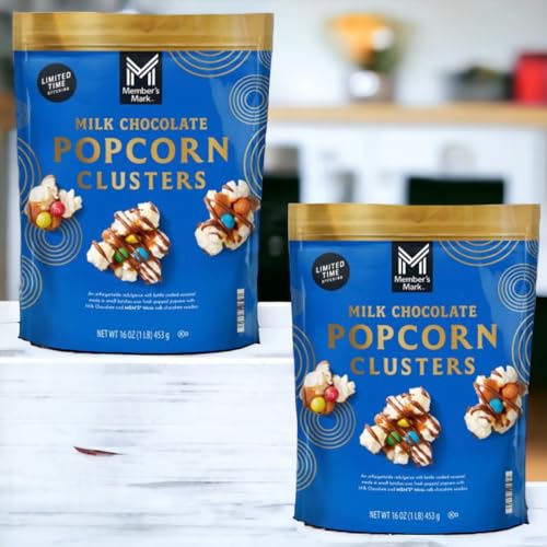 Member Mark Milk Chocolate Popcorn Clusters 2 bag