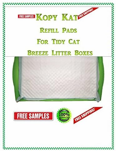 Kopy Kat 40ct Economical for Tidy Cat Breeze Litter Box Generic Replacement Pads Same Quality