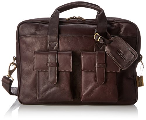 Claire Chase Platinum Briefcase, Cafe, One Size #TOP29