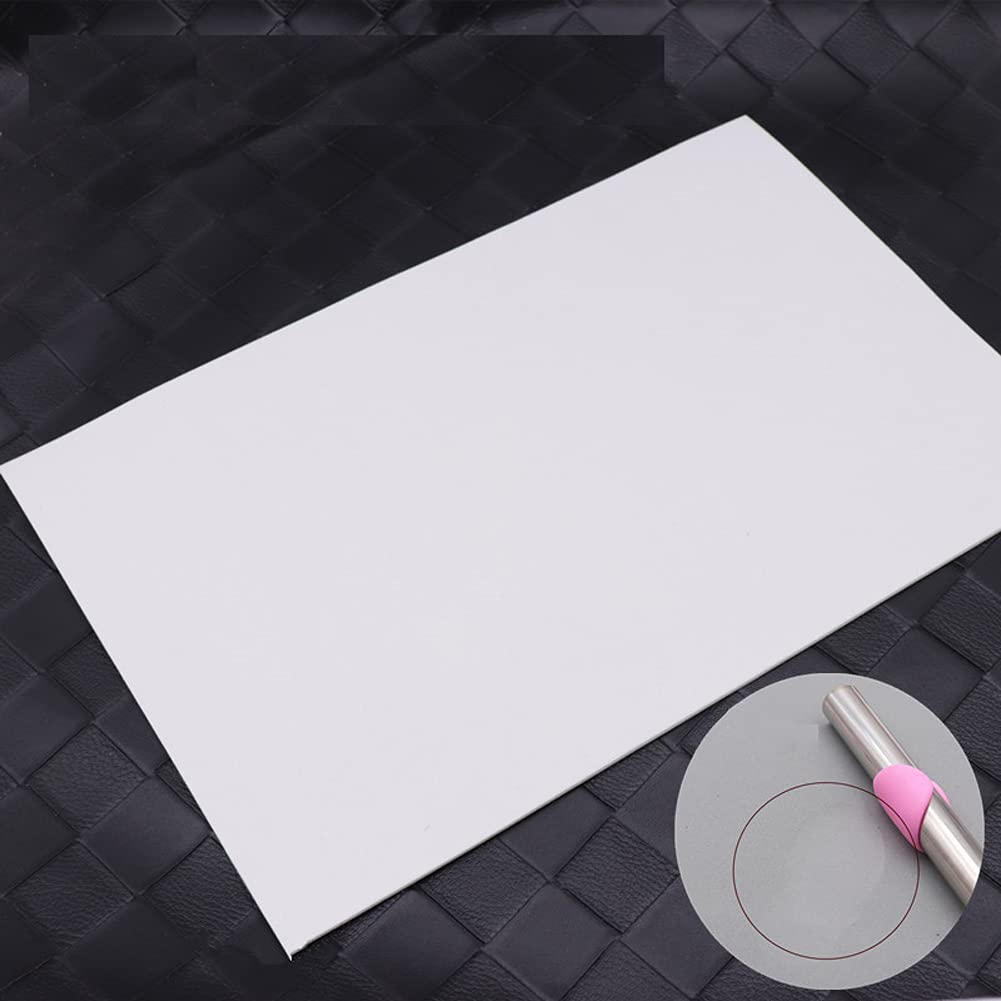 1 Piece Clay Foam Pad Foam Mats for Clay Crafts Clay Mat Nonstick Foam Sheet Non-Stick Foam Pad for Resin Clay Craft, White, 35 x 20cm