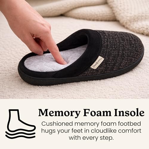Image of Dearfoams Women's Samantha Knit Closed Toe Scuff Slipper