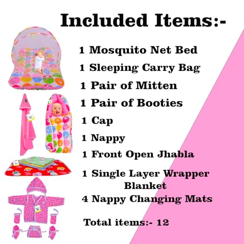 Image of Toddylon 12 in 1 New Born Baby Gift Pack | Combo Set | New Born Baby Items| New Born Baby Products All(0-6 Months)