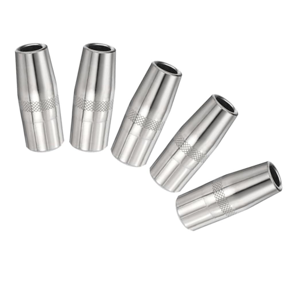 Confezione da 5 ugelli per saldatura MIG con foro da 1/2", punta conica in rame per torce 250L PRO Curve 200 e 200A-400A, saldatura a gas e taglio