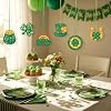 Feifeiya 24 Sets St. Patrick's Day Suncatchers Craft Kit for Kids DIY Shamrock Tissue Paper Sign Art Craft Kit Gift for Irish Saint Patrick Classroom Game Activities March Holiday Party Decor #3