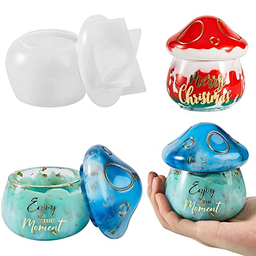 Pilzgläser Silikonformen Epoxidharz Silikonform Harz Form Flasche...