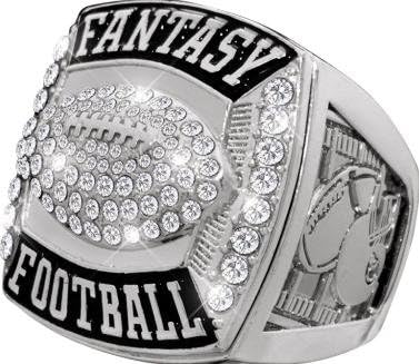 Crown Awards Fantasy Football Championship Ring - Size 8