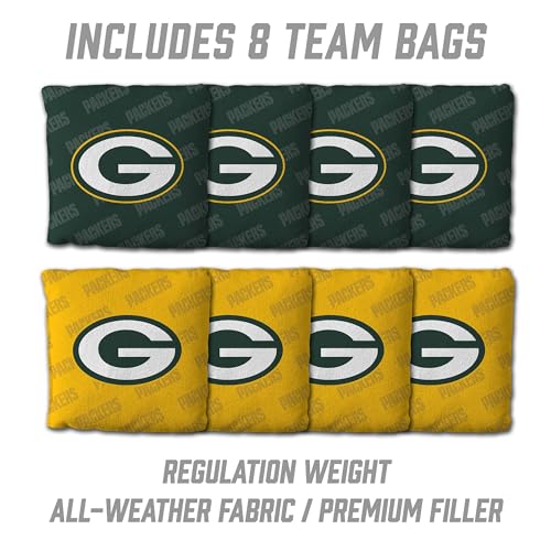 Image of YouTheFan NFL 2' x 3' Wood Cornhole Game with Logo Bags