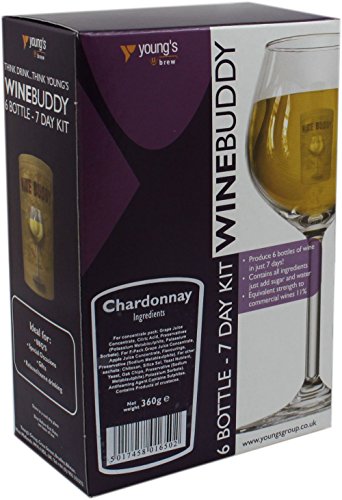 WineBuddy Chardonnay 6 Bottle - Home brew Wine...
