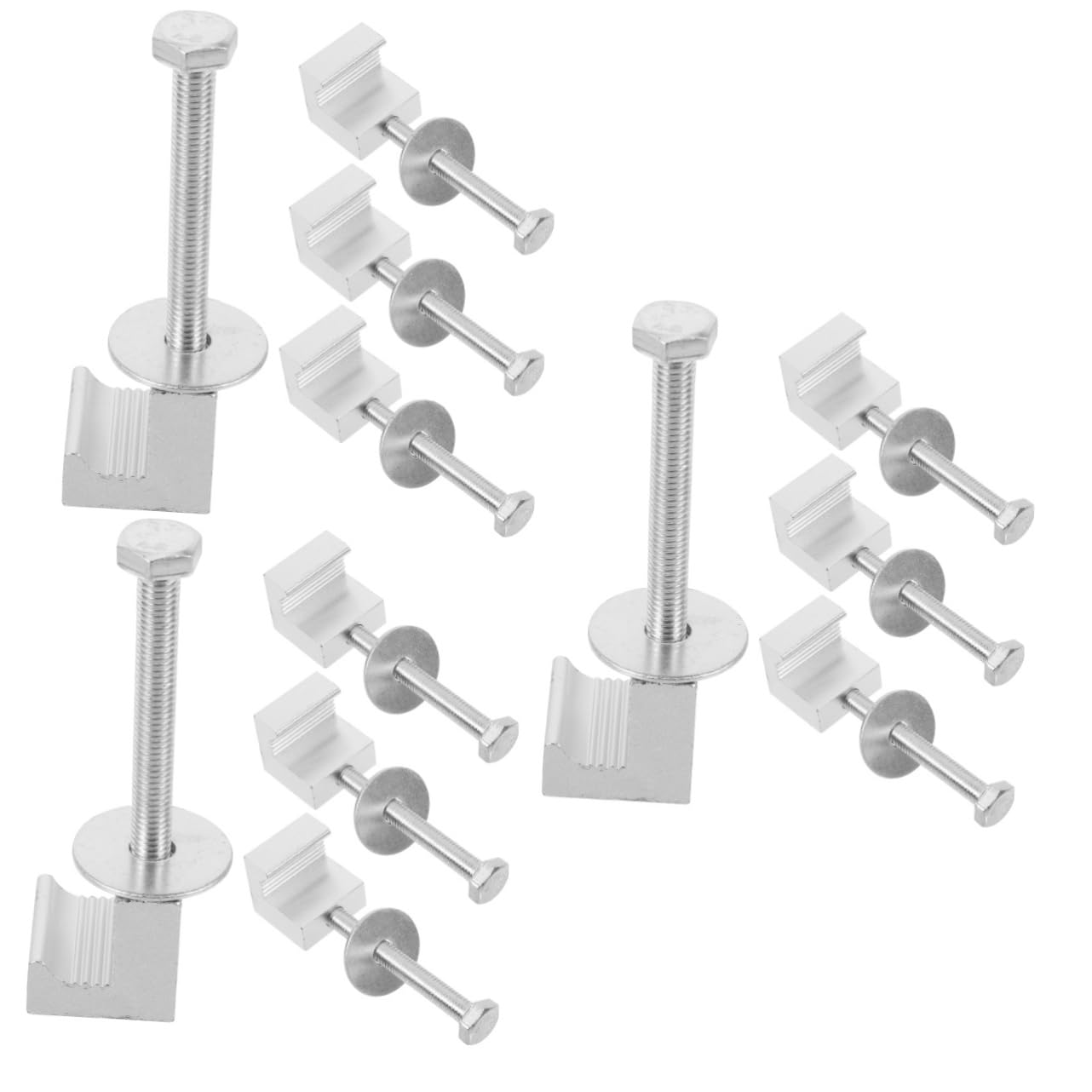 Zerodeko 3sets Tool Box Mounting Clamps Truck Tool Box Clamp Kit Secure Mounting Solution 4pcs*3