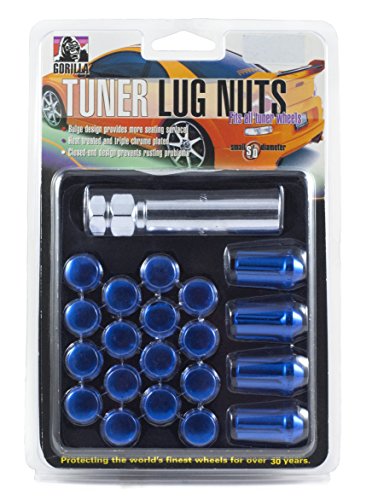 New Product Gorilla Automotive 42123BL Blue 12mm x 1.25 Thread Size Aluminum Small Diameter 5-Lug Kit, (Pack of 20) Exclusive Discount 50% Price Gorilla Automotive 42123BL Blue 12mm x 1.25 Thread Size Aluminum Small Diameter 5-Lug Kit, (Pack of 20)