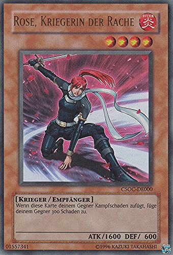 CSOC-DE000 - Rose, Kriegerin der Rache - Ultra Rare - Deutsch - Crossroads of Chaos - mit LMS Trading Fieldcenter-Karte Yugioh