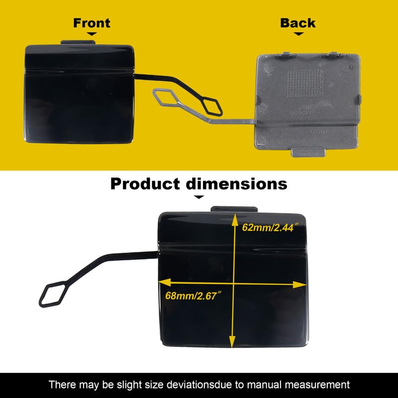 Tow Hook Cover Rear Bumper Suitable For BMW 3 Series F30 (2011-up) M-Performance M-Tech Design