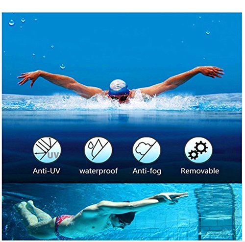 Phelrena Swimming Goggles, Professional Swim Goggles Anti Fog Uv Protection No Leaking For Adult Men Women Kids #TOP6