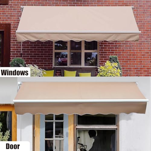 Tissu imperméable pour auvent anti-UV qui protège la terrasse de la chaleur - 4
