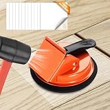 REXBETI Floor Gap Fixer Tool, Plank Gap Repair Kit, Upgraded Heavy Duty Suction Cup Laminate Flooring Tool, 45° Widened Striking Surface, 12pcs Sticky Pads Fixer Laminate/Vinyl Flooring/Hardwood
