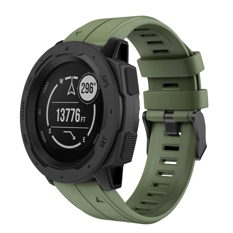 Correa de silicona de 26mm para Garmin Fenix 7X en rutas de montaña 4