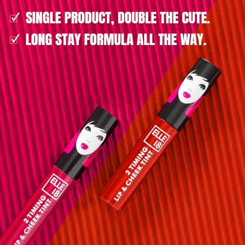 Image of Elle18 2Timing Lip& Cheek Tint CandyFloss 4ml (Pack of 3)