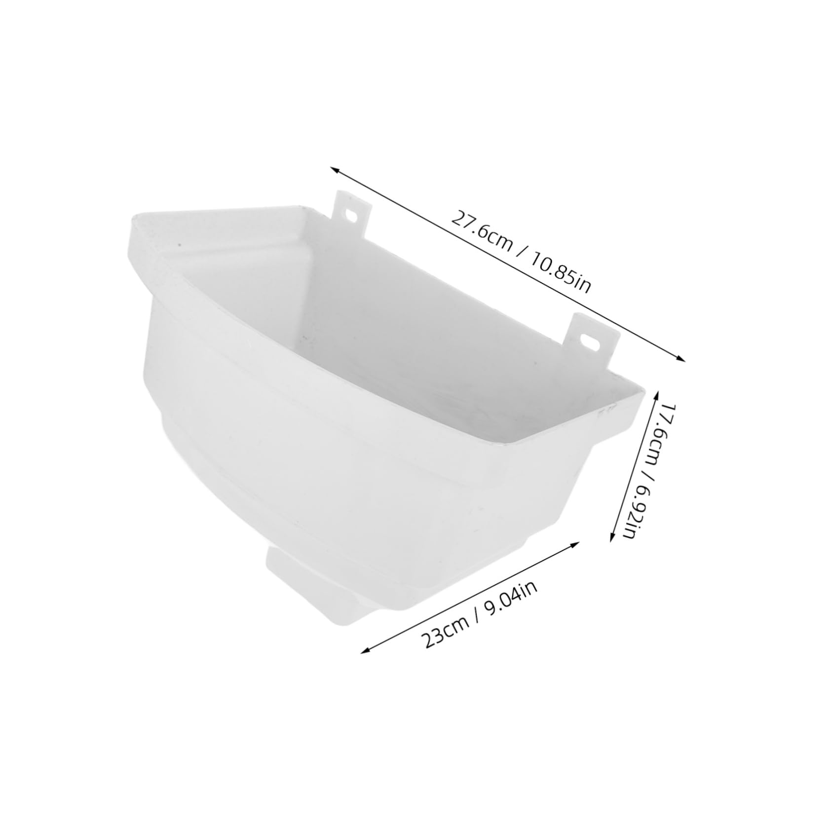 Desviador de Bajante Curvo de PVC Blanco para Canalón