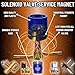 Refrigeration Syndicate Products Solenoid Magnet | Solenoid Valve Magnet Tool And Cannister Case | Premium Durability | HVAC Tools | Reversing Valve Magnet | Solenoid Tester | HVACR Troubleshooting