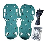 Aerator Shoes Grass | Sandalen | Langlebiges Spikes Rasenbelüftungswerkzeug mit verstellbaren Riemen | Effektive Hofpflege Schuhe für Garten Landschaftsbau Abstandshalter