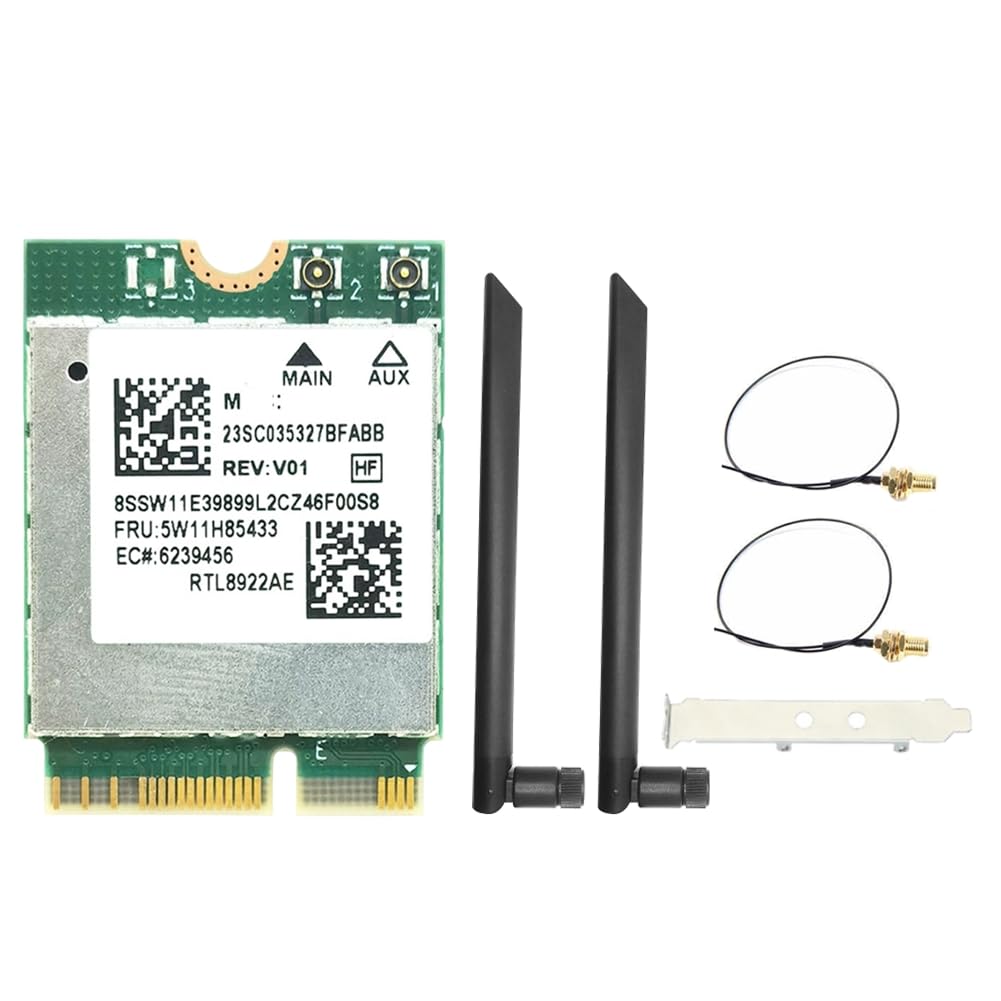 Tarjeta WiFi 7 M.2 de 6338 Mbps para solucionar problemas de cortes de internet 8