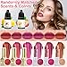 JUYRLE Lipstick Making Kit- 47Pcs DIY Matte Velvet Lipstick Set, Lip Gloss Kit, Make Your Own Lip Stain Kit with Beeswax Long-Lasting Quick-Drying Non-Stick Cup Lip Makeup Gift Kit for Women Beginner