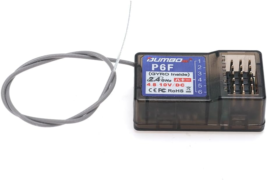 (2 PCS) DUMBORC P6F Receiver RC Remote Receiver for RC Cars