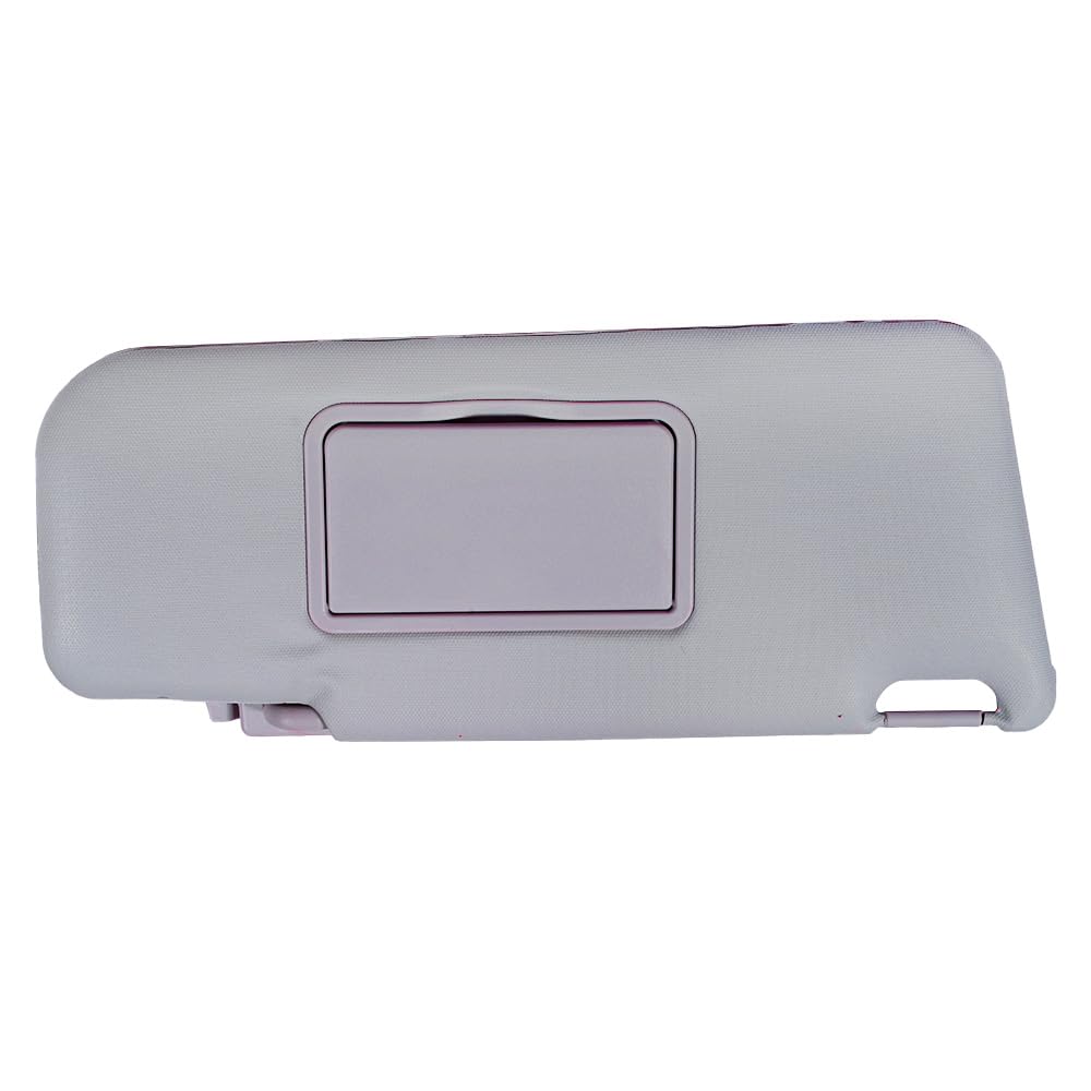 Pare-soleil pare-soleil intérieur avec miroir et poche côté passager droit compatible avec Fiat Panda 09/2003 à 12/2011 735362763 735362753 735362756
